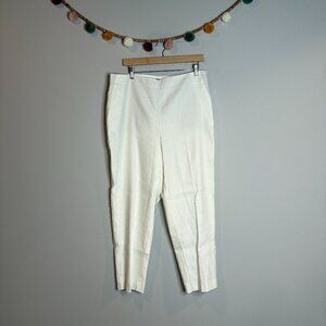 NWT Ann Taylor off white The Ankle Curvy dress pants